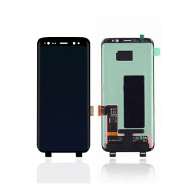 Bloc Ecran pour Samsung Galaxy S8 (SM G950) - Noir + Forfait de montage écran smartphone N2